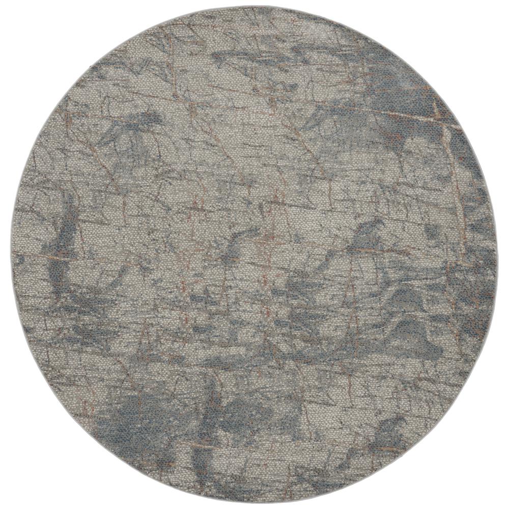 Modern Round Area Rug, 5' x Round. Picture 1