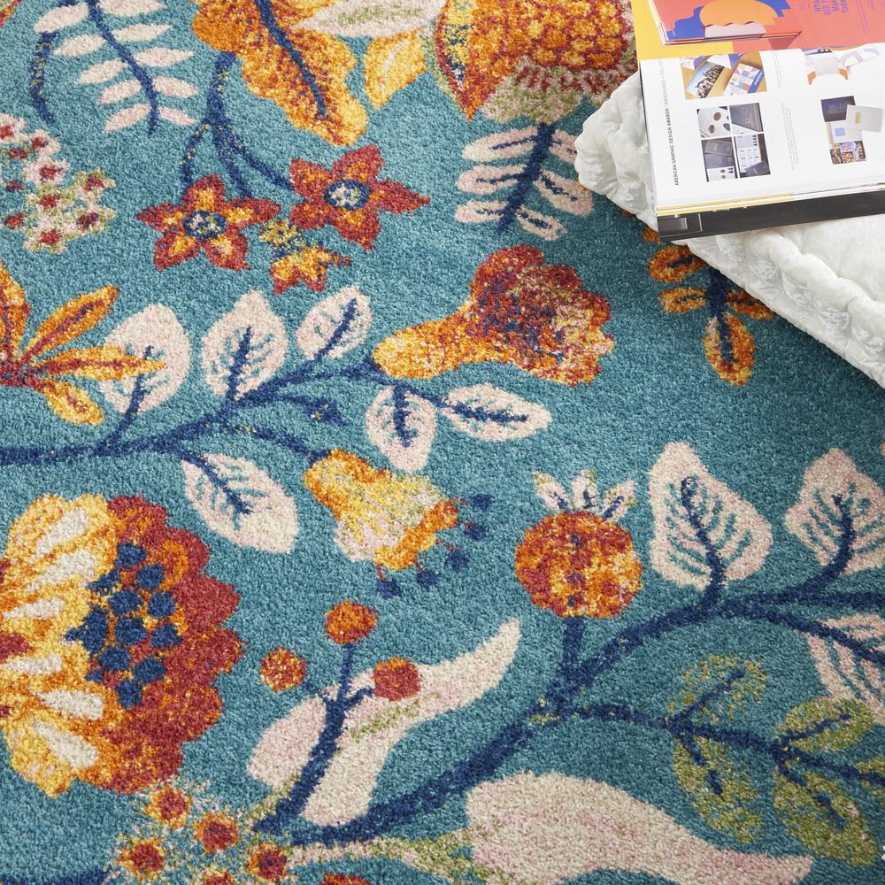 Bohemian Rectangle Area Rug, 5' x 7'. Picture 8