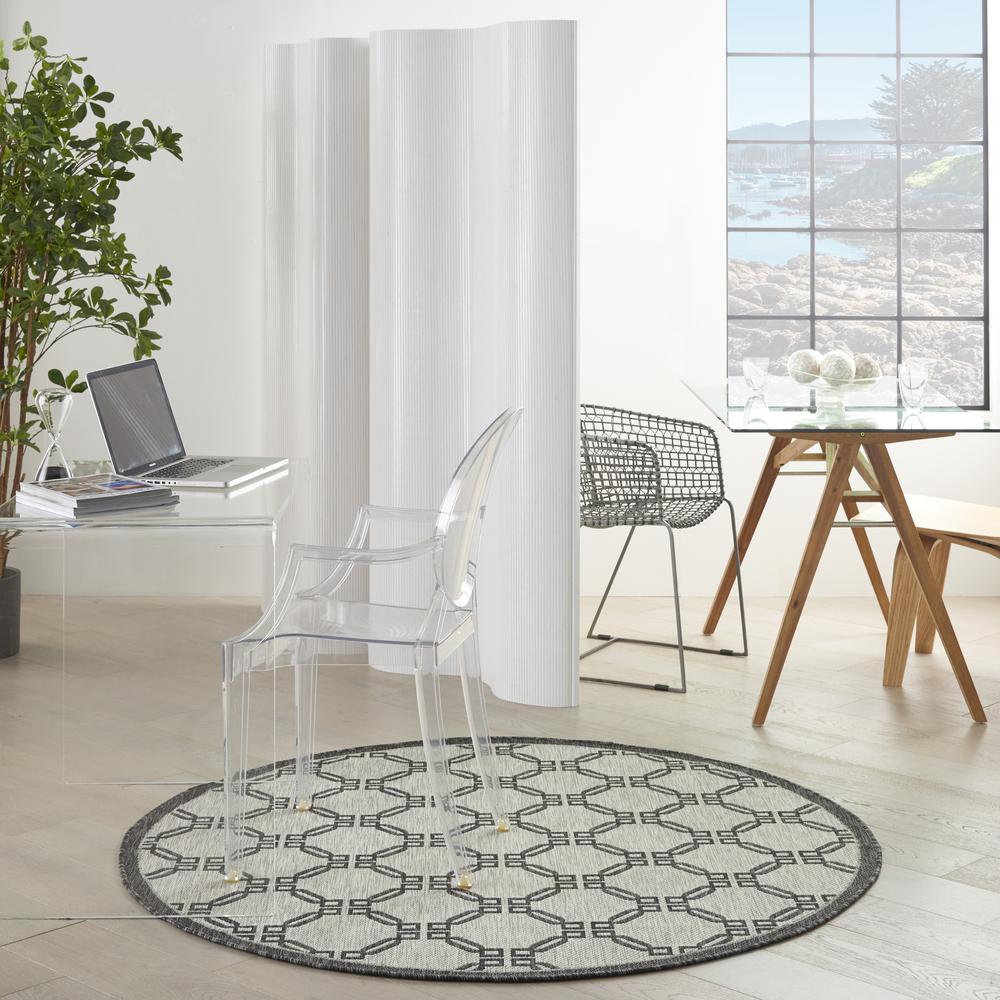 Nourison Garden Party Area Rug, 5' Round (99446810823). Picture 9