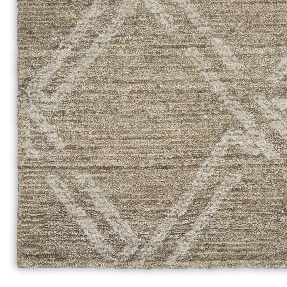 Nourison Venosa Area Rug, Taupe, 5'3" x ROUND, VSN01. Picture 5