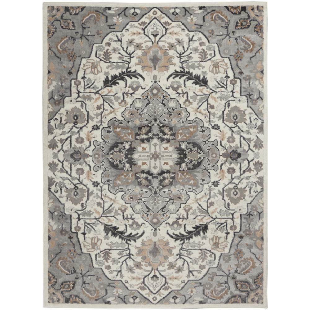 Transitional Rectangle Area Rug, 5' x 7'. Picture 1