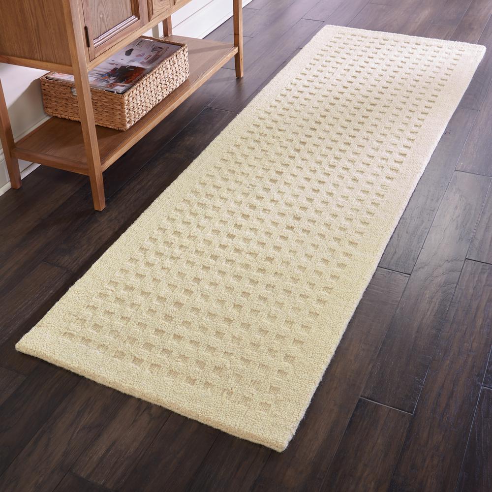 Contemporary Runner Area Rug, 8' Runner. Picture 3