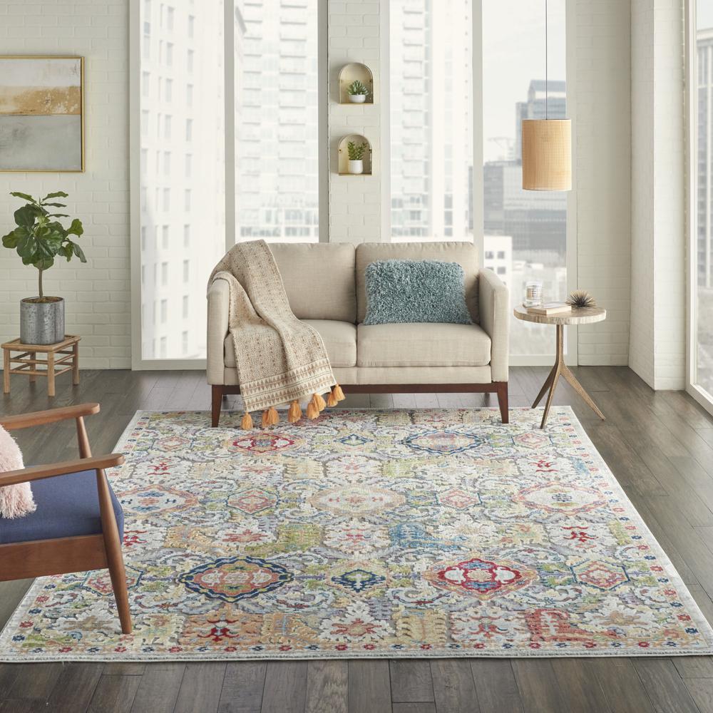 Bohemian Rectangle Area Rug, 8' x 10'. Picture 2