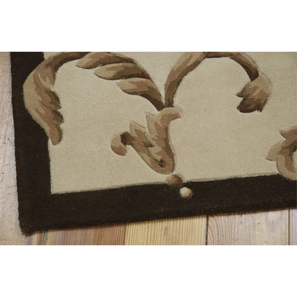 Versailles Palace Square Rug By, Chocolate, 8' X 8'. Picture 1