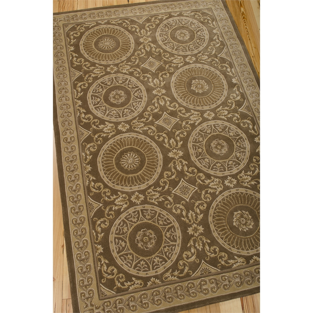 Versailles Palace Rectangle Rug By, Mocha, 5'3" X 8'3". Picture 3