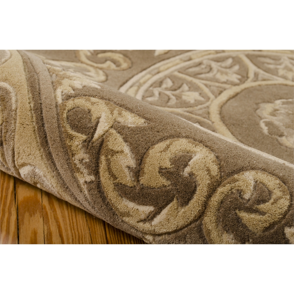 Versailles Palace Rectangle Rug By, Mocha, 5'3" X 8'3". Picture 4