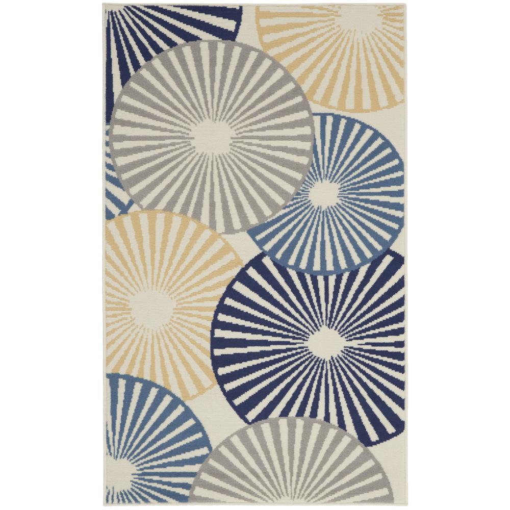Contemporary Rectangle Area Rug, 3' x 5'. Picture 1