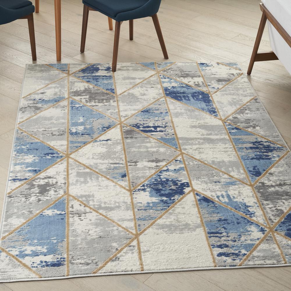 Modern Rectangle Area Rug, 5' x 7'. Picture 2