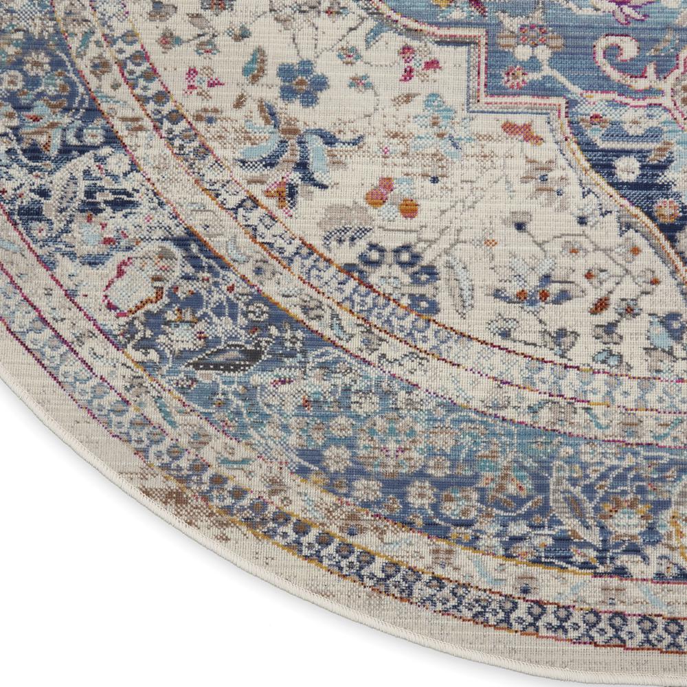 Vintage Round Area Rug, 6' x Round. Picture 5
