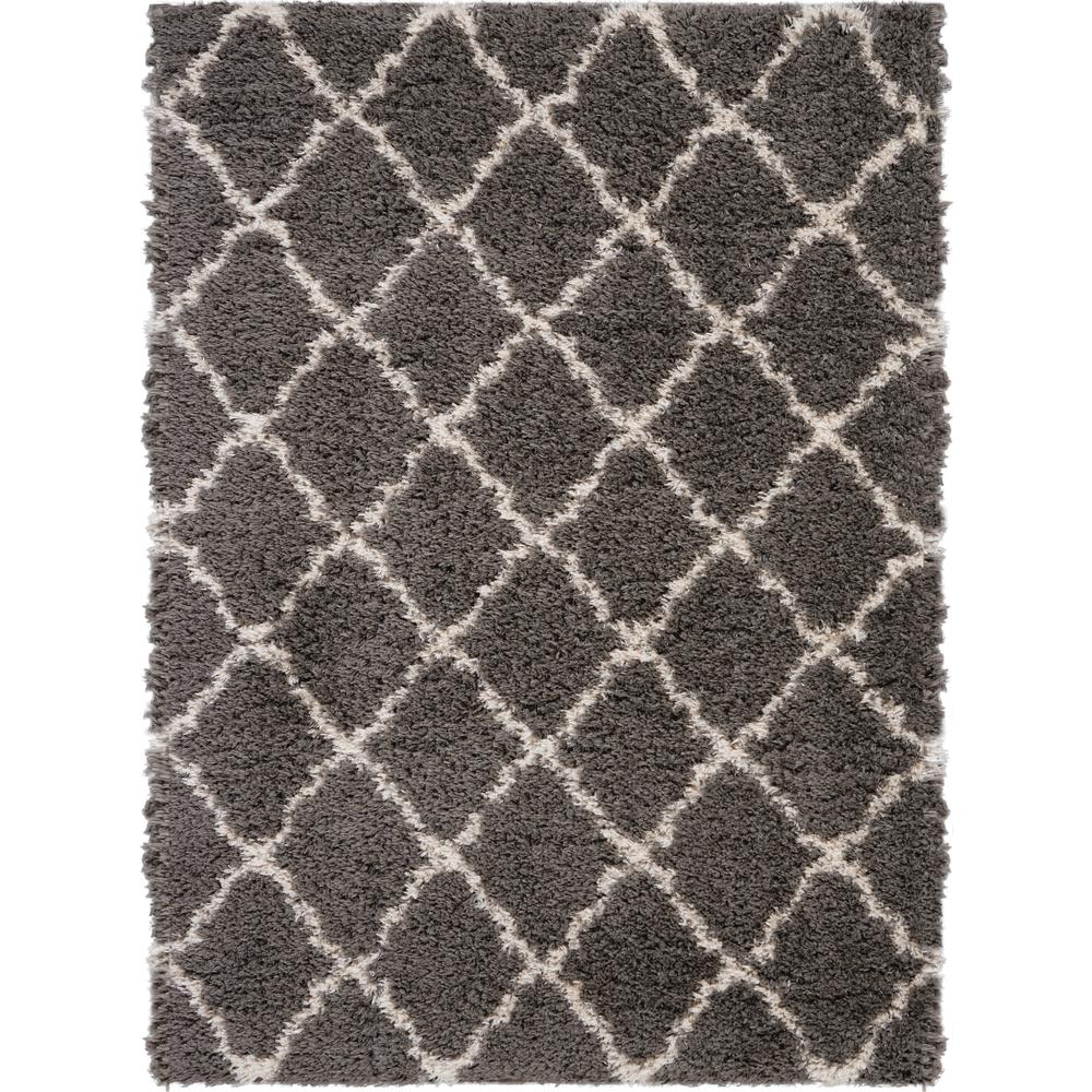 Shag Rectangle Area Rug, 9' x 12'. Picture 1