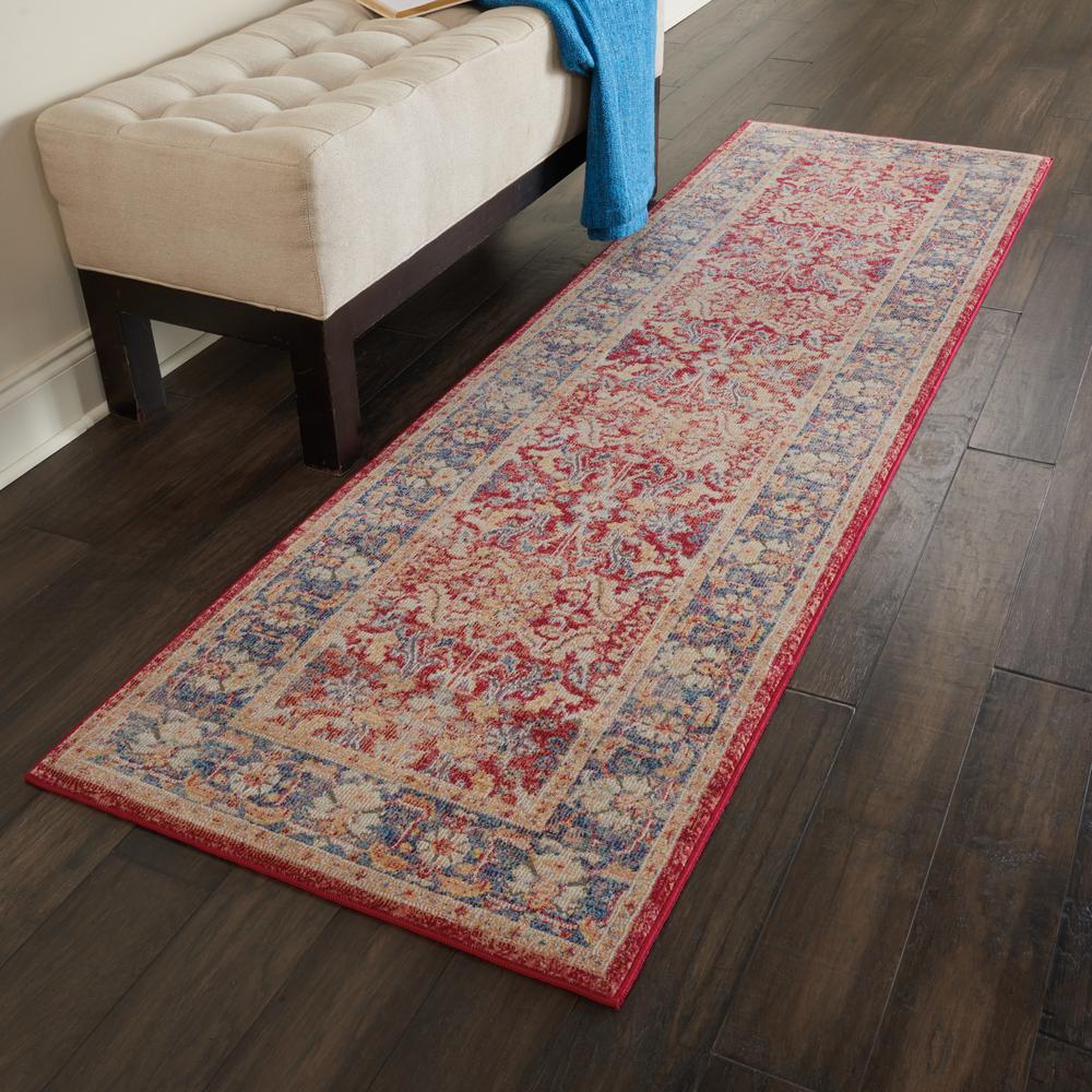 Vintage Runner Area Rug, 8' Runner. Picture 2