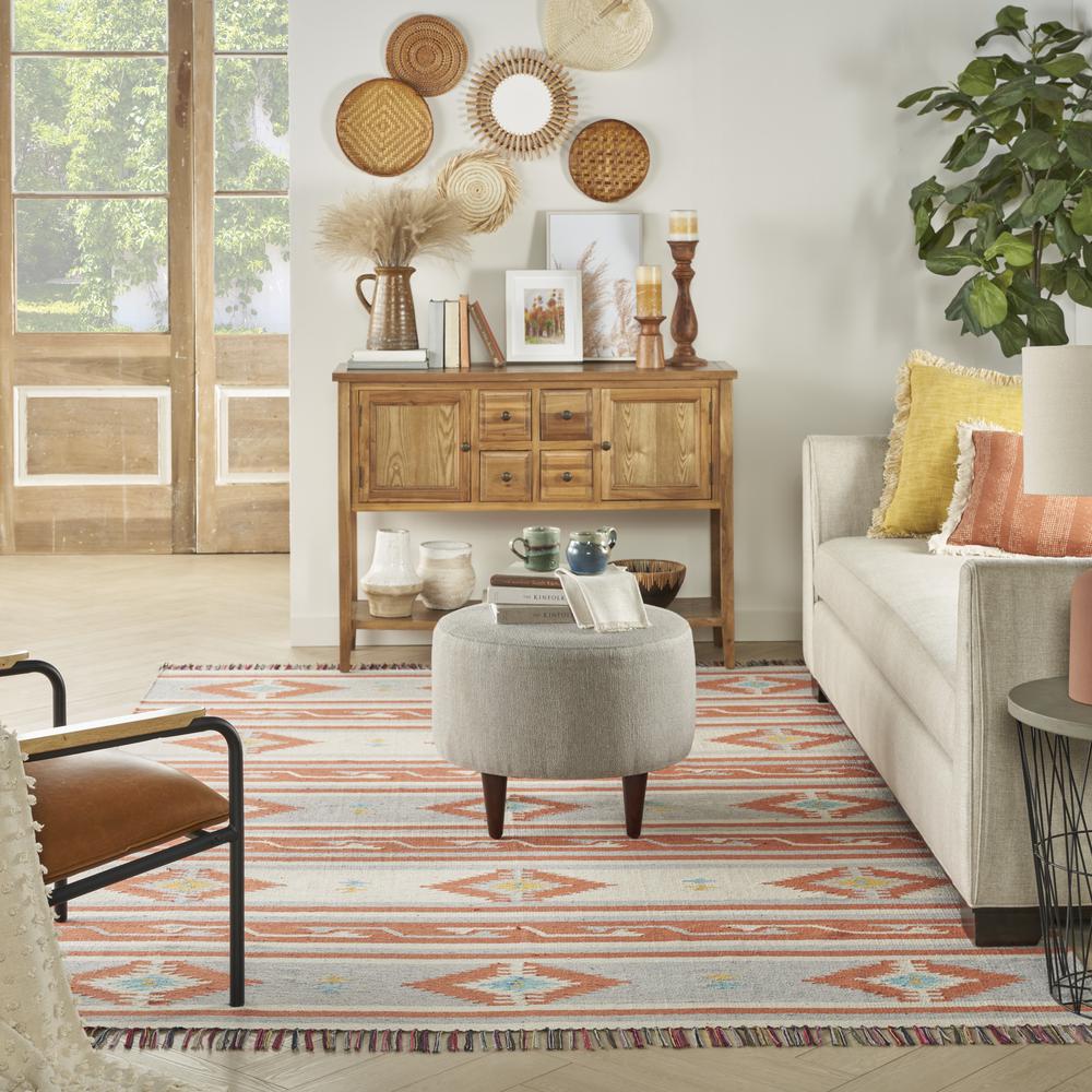 Southwestern Rectangle Area Rug, 8' x 10'. Picture 9
