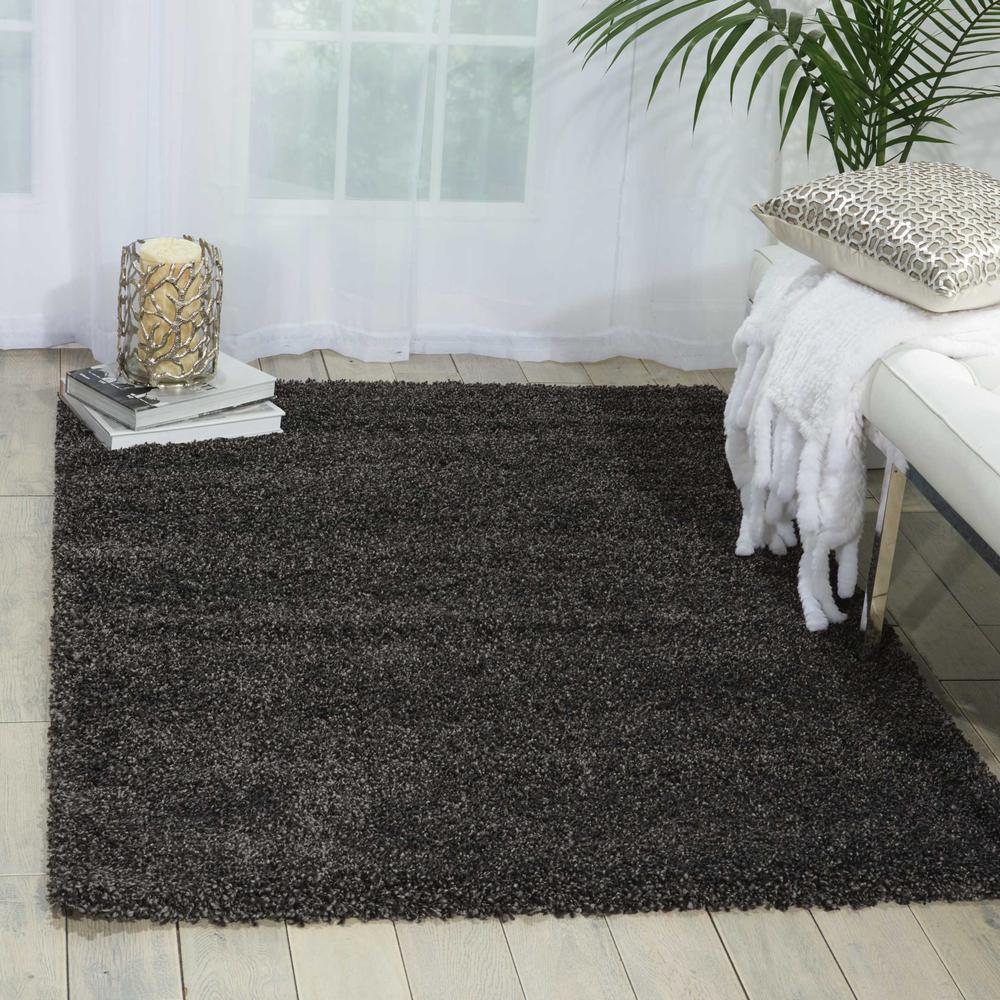 Amore Area Rug, Dark Grey, 5'3" x 7'5". Picture 2