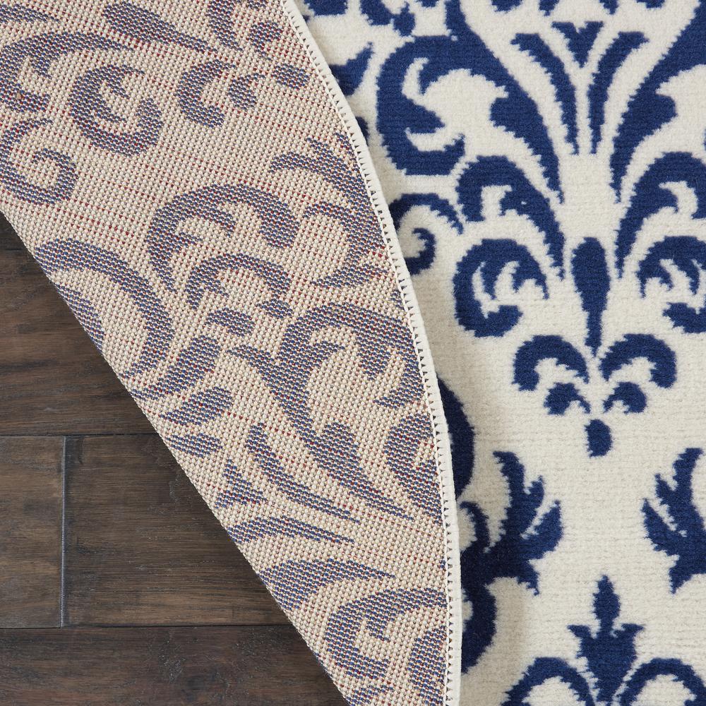 Transitional Round Area Rug, 5' x Round. Picture 4