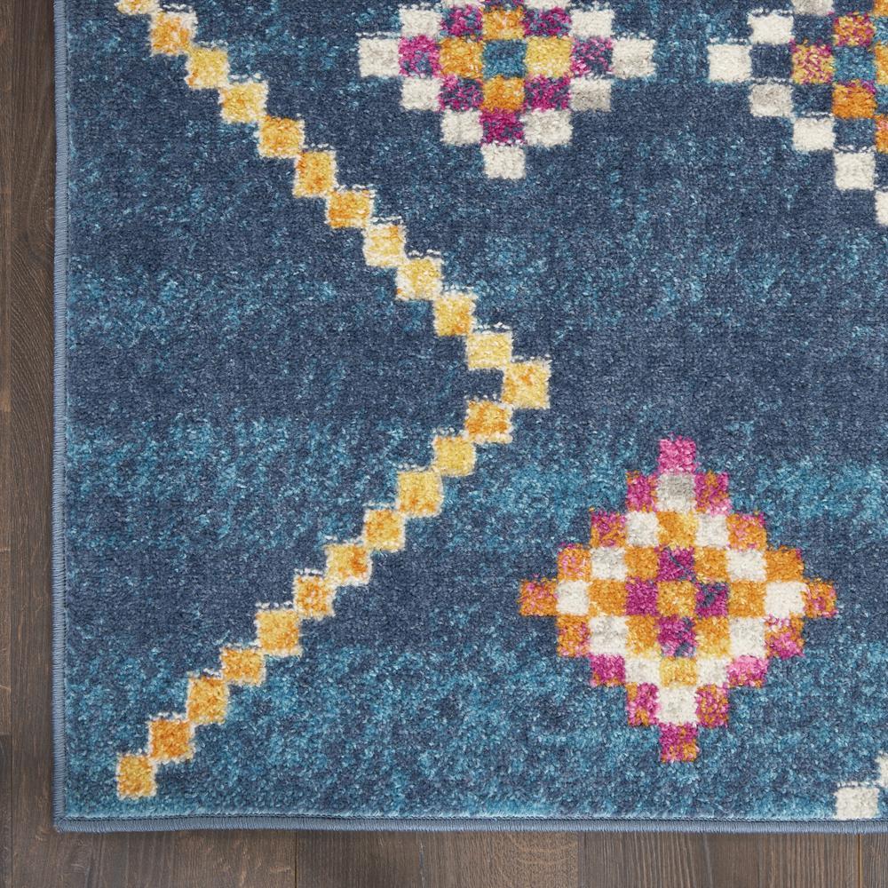 Rectangle Bohemian Machine Made Area Rug. Picture 4