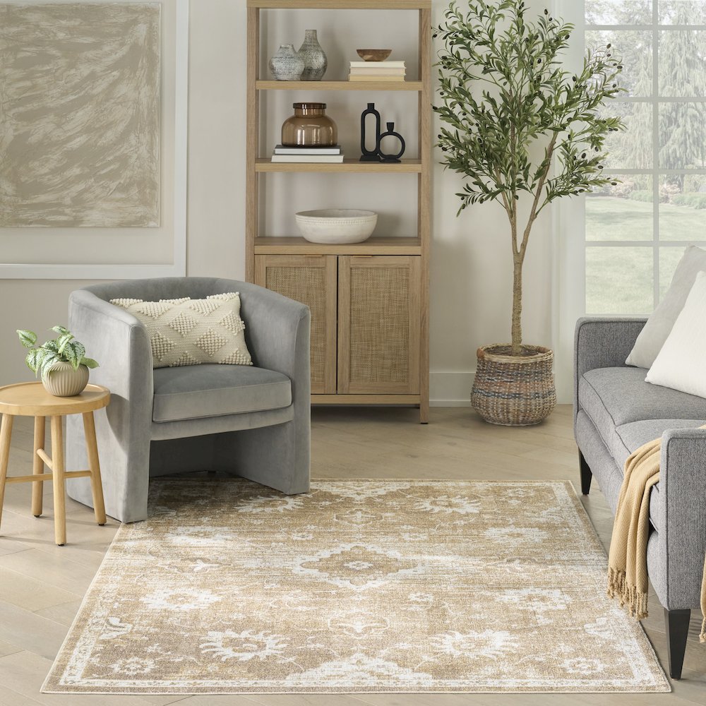 Nourison Home Astra Machine Washable Area Rug. Picture 9