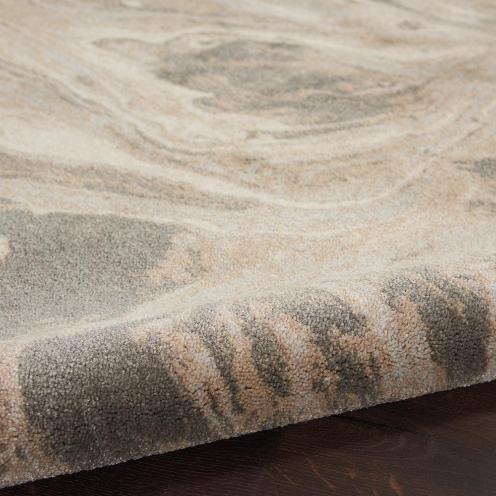 Nourison Home Elegance FAR01 Grey and White 5'x7' Contemporary Area Rug. Picture 7