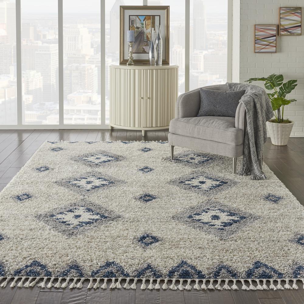 Nourison Home Scandinavian Shag Area Rug. Picture 2