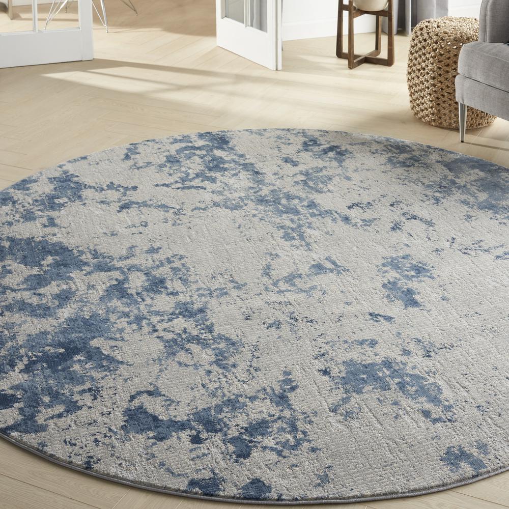 Modern Round Area Rug, 8' x Round. Picture 3