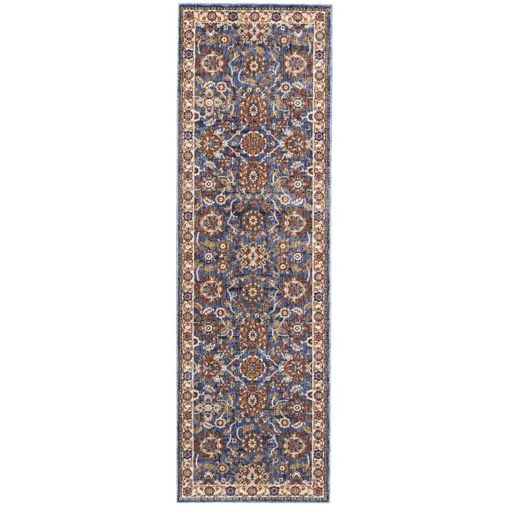 Reseda Area Rug, Blue, 2'3" x 7'6". Picture 1