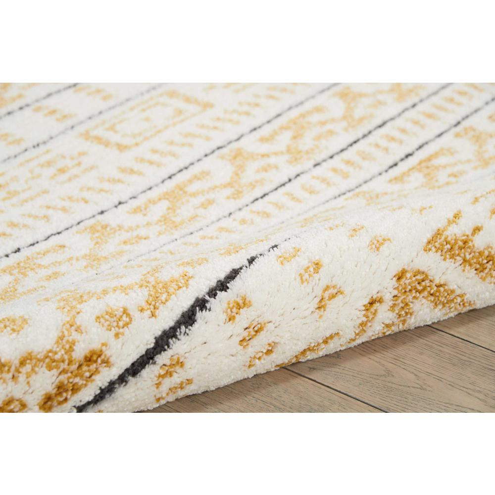 Nourison Kamala Area Rug, 7'10" x 10'6", Yellow. Picture 4