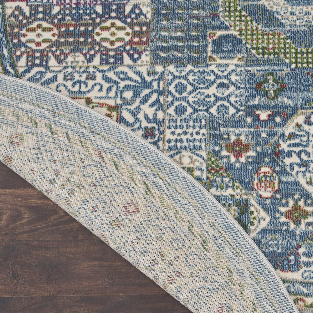 Bohemian Round Area Rug, 6' x Round. Picture 3