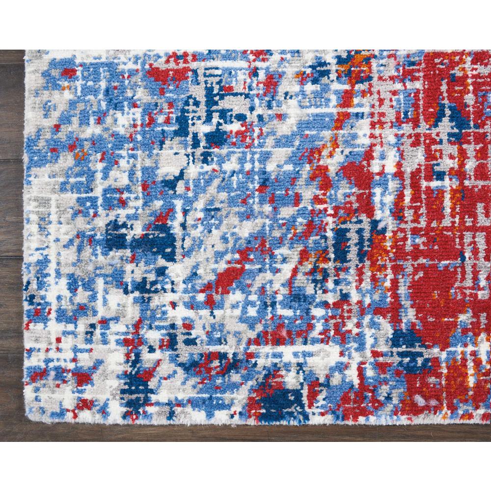 Twilight Area Rug, Red/Blue, 5'6" x 8'. Picture 3