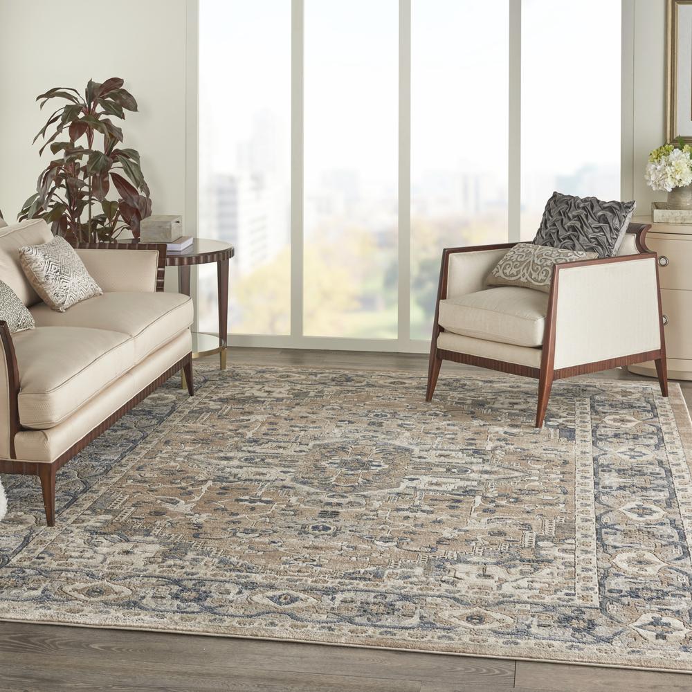 Nourison Quarry 10' x 14' Beige/Grey Area Rug. Picture 9
