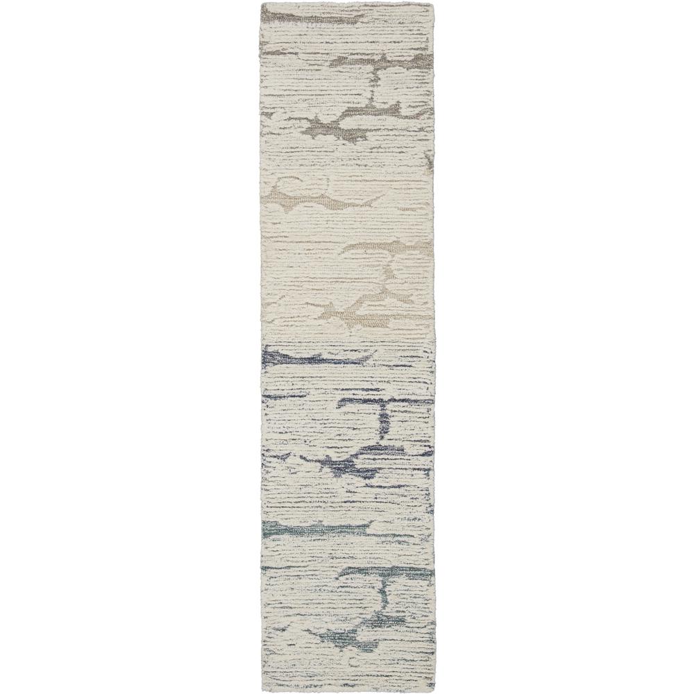 Calvin Klein CK009 Sculptural 1'6 x 6' Blanket Area Rug. Picture 1