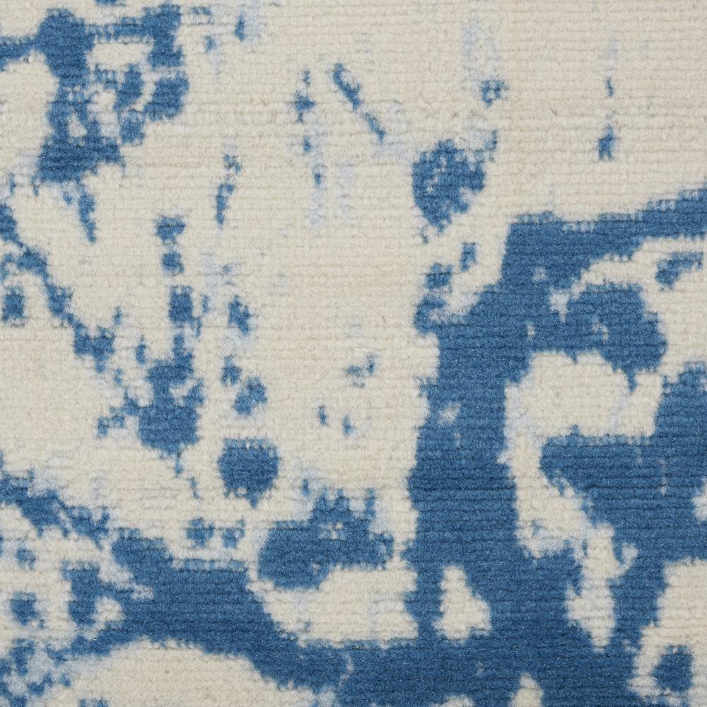 Jubilant Area Rug, Ivory/Blue, 2' x 4'. Picture 6