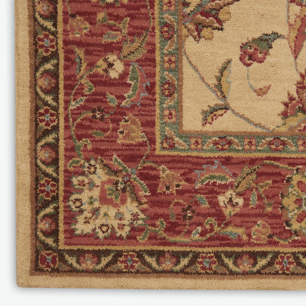 Rectangle Traditional Machine Made Area Rug. Picture 5