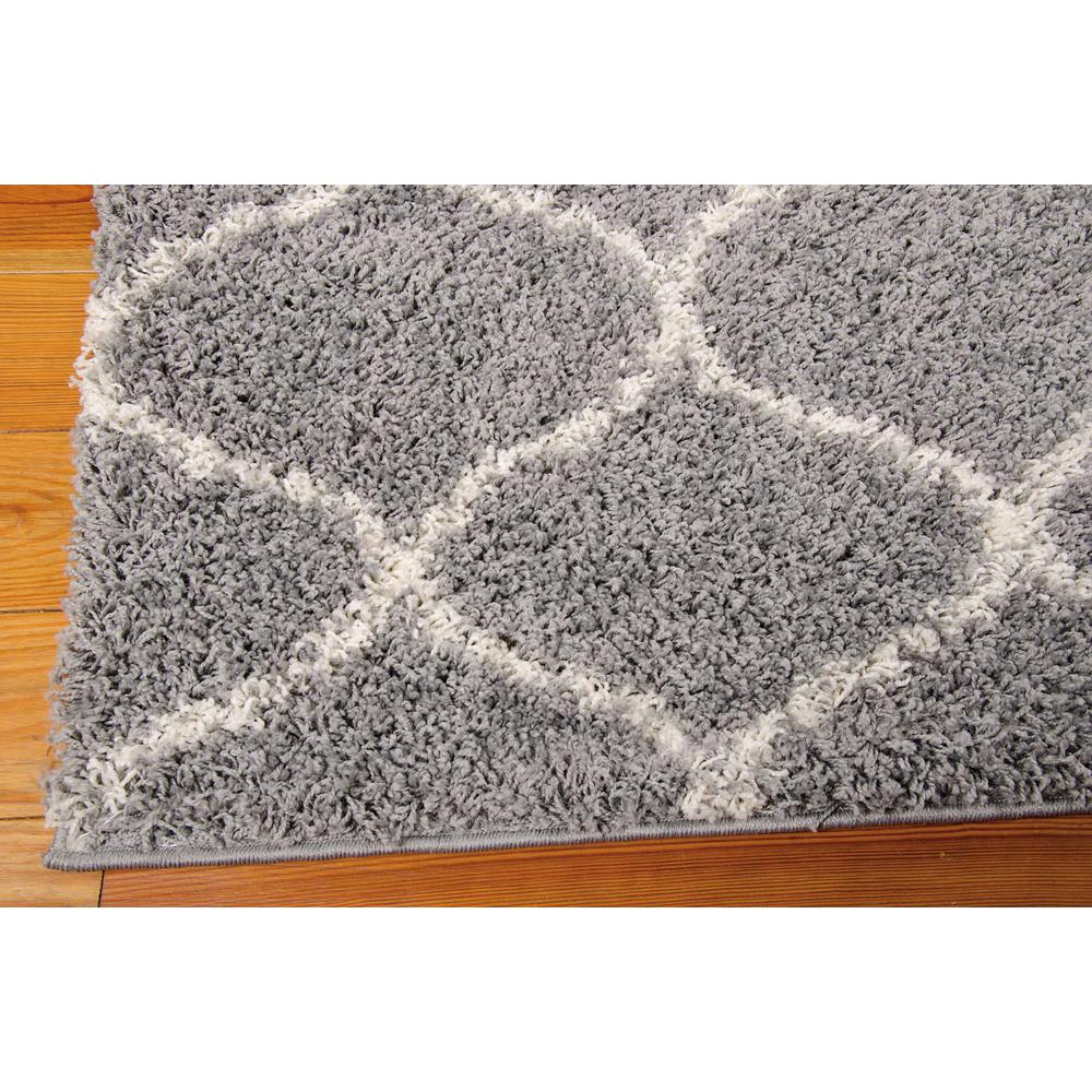 Nourison Windsor Silver Shag Area Rug. Picture 4
