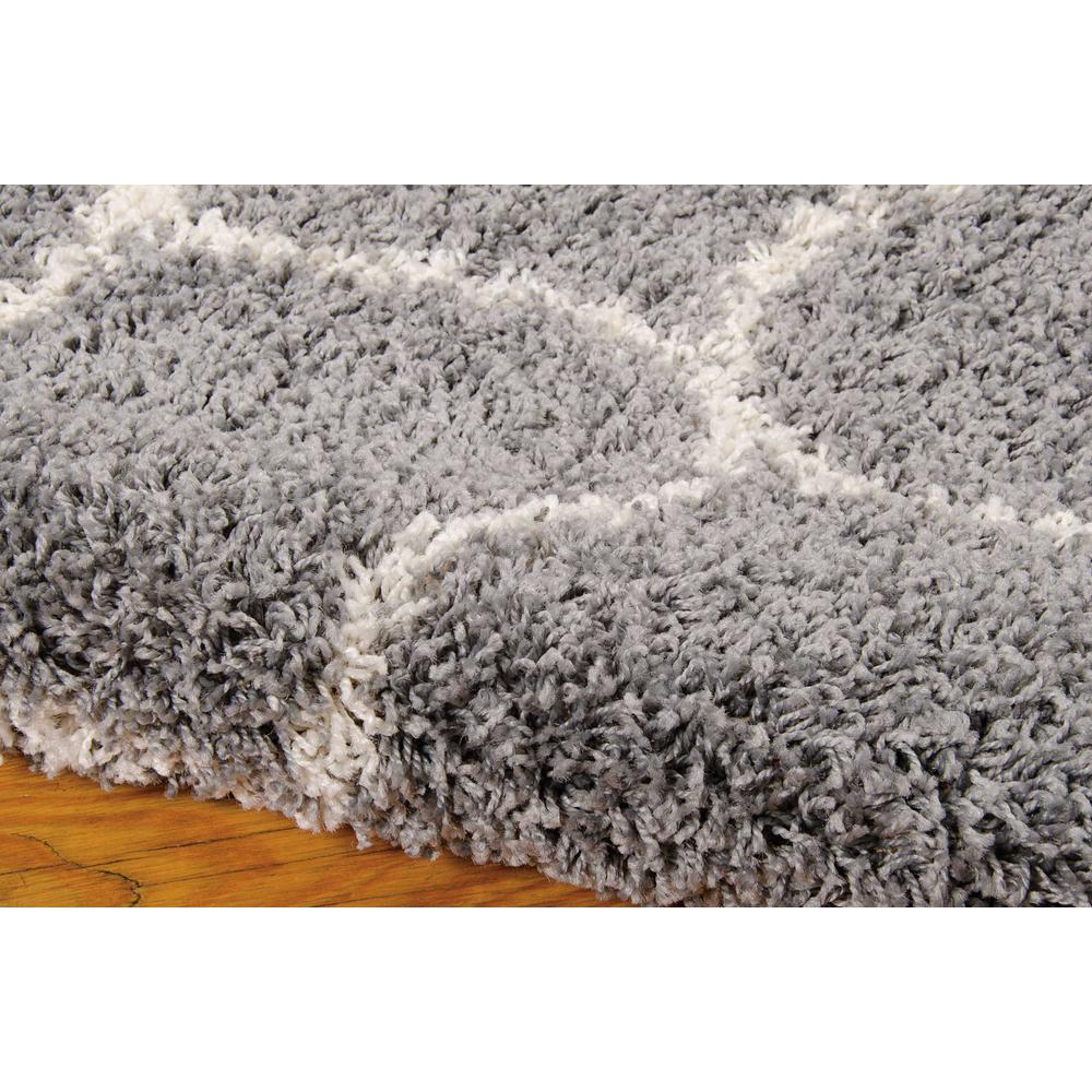Nourison Windsor Silver Shag Area Rug. Picture 5
