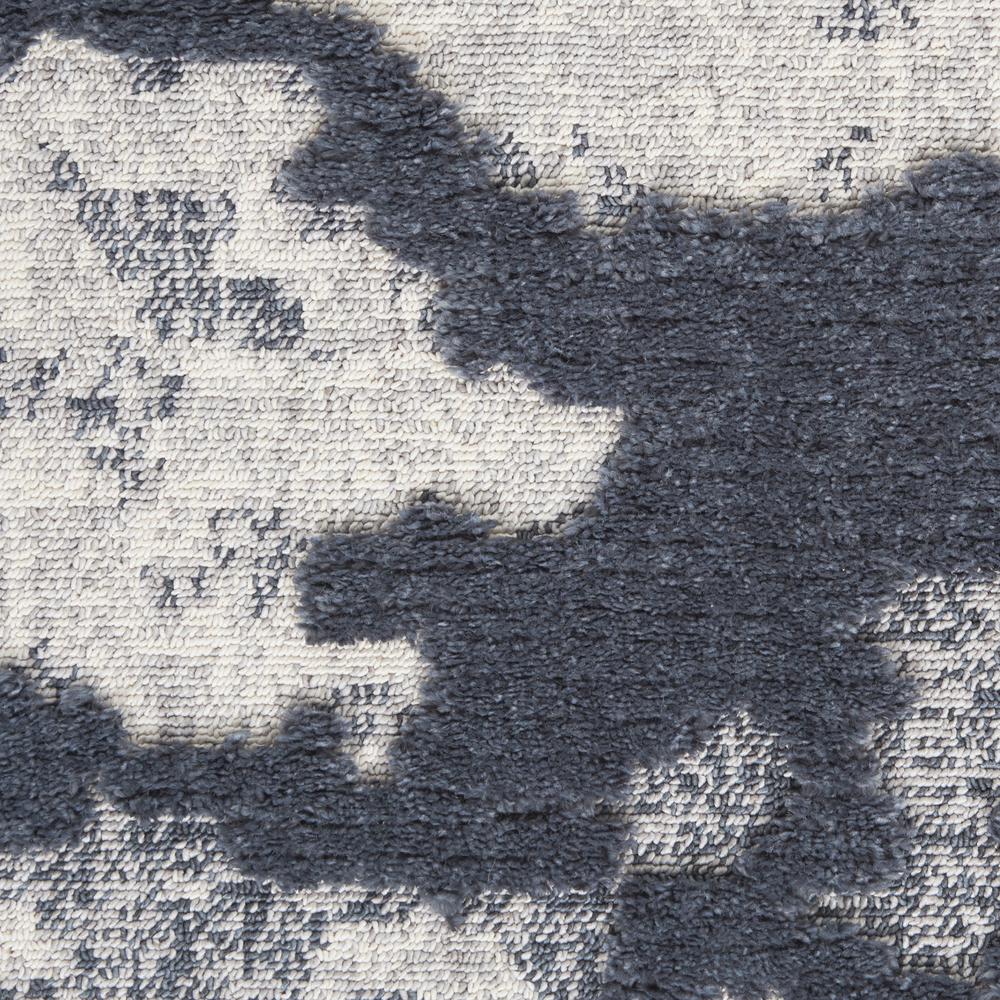 Nourison Textured Contemporary Area Rug, 7'10" x  9'10", Blue/Grey. Picture 6