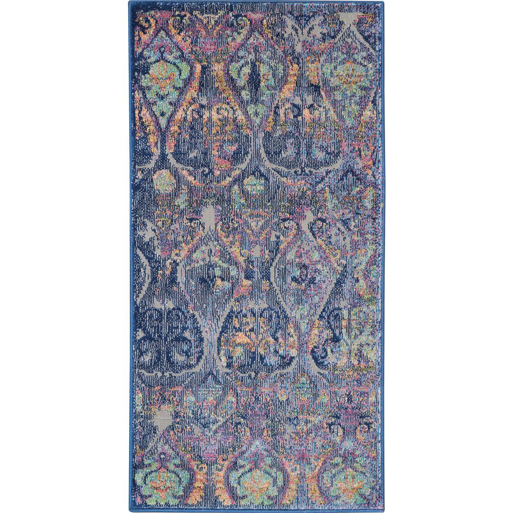 Bohemian Rectangle Area Rug, 2' x 4'. Picture 1
