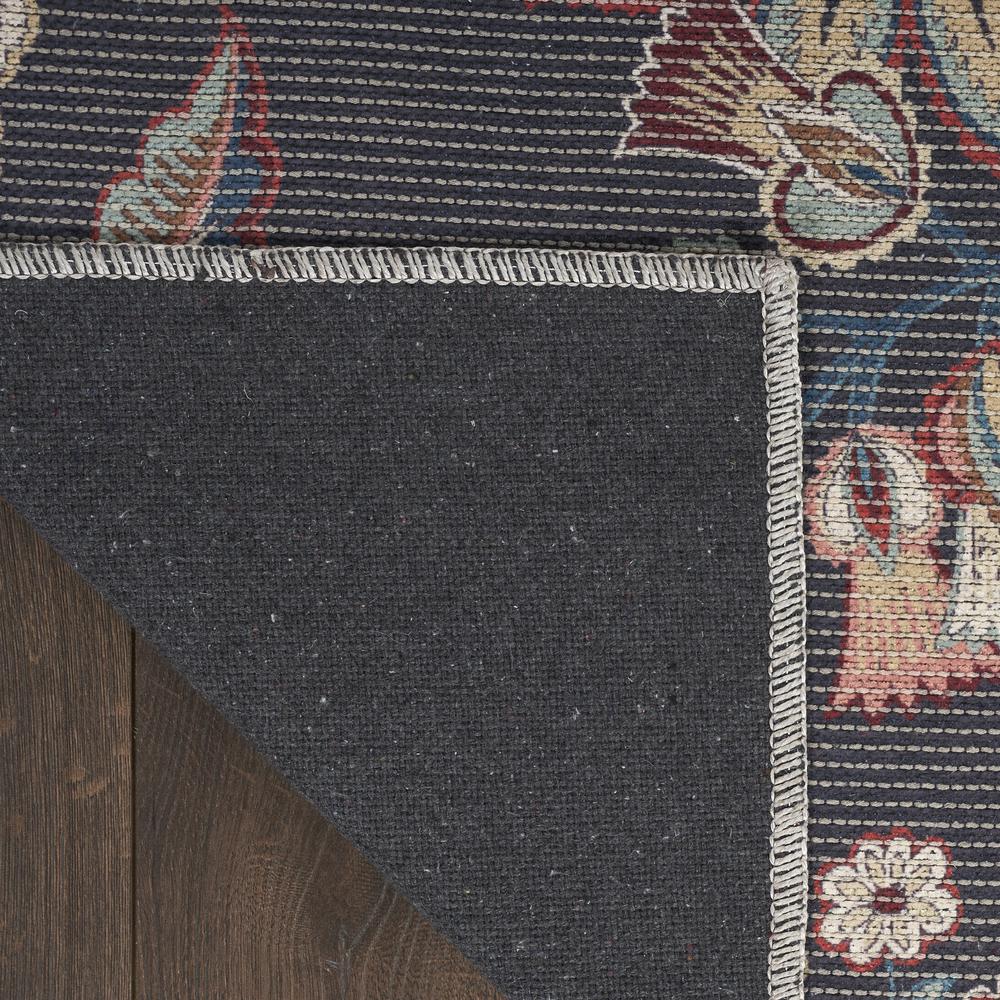 Waverly Washables Collection 7'10 x 9'10 Charcoal Area Rug. Picture 3