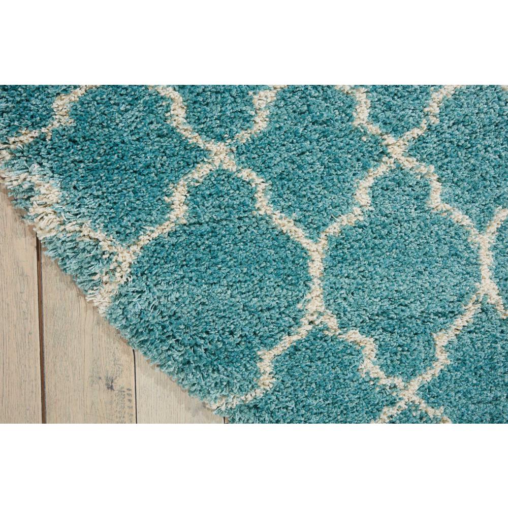 Amore Area Rug, Aqua, 7'10" x ROUND. Picture 3