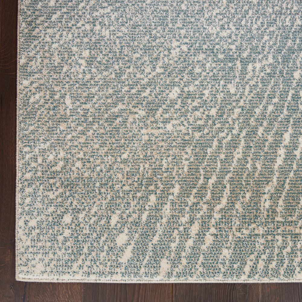 Nourison Home Elegance FAR02 Blue, Grey and White 5'x7' Contemporary Area Rug. Picture 4