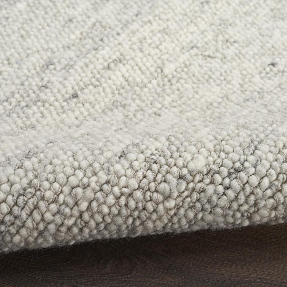 Nourison Alanna Area Rug Farmhouse 7'9" x 9'9" Rectangle, Silver. Picture 7