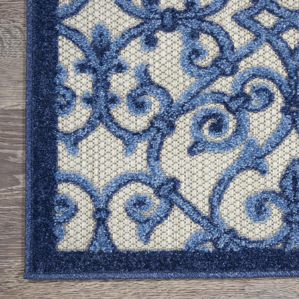ALH21 Aloha Grey/Blue Area Rug- 2' x 6'. Picture 4