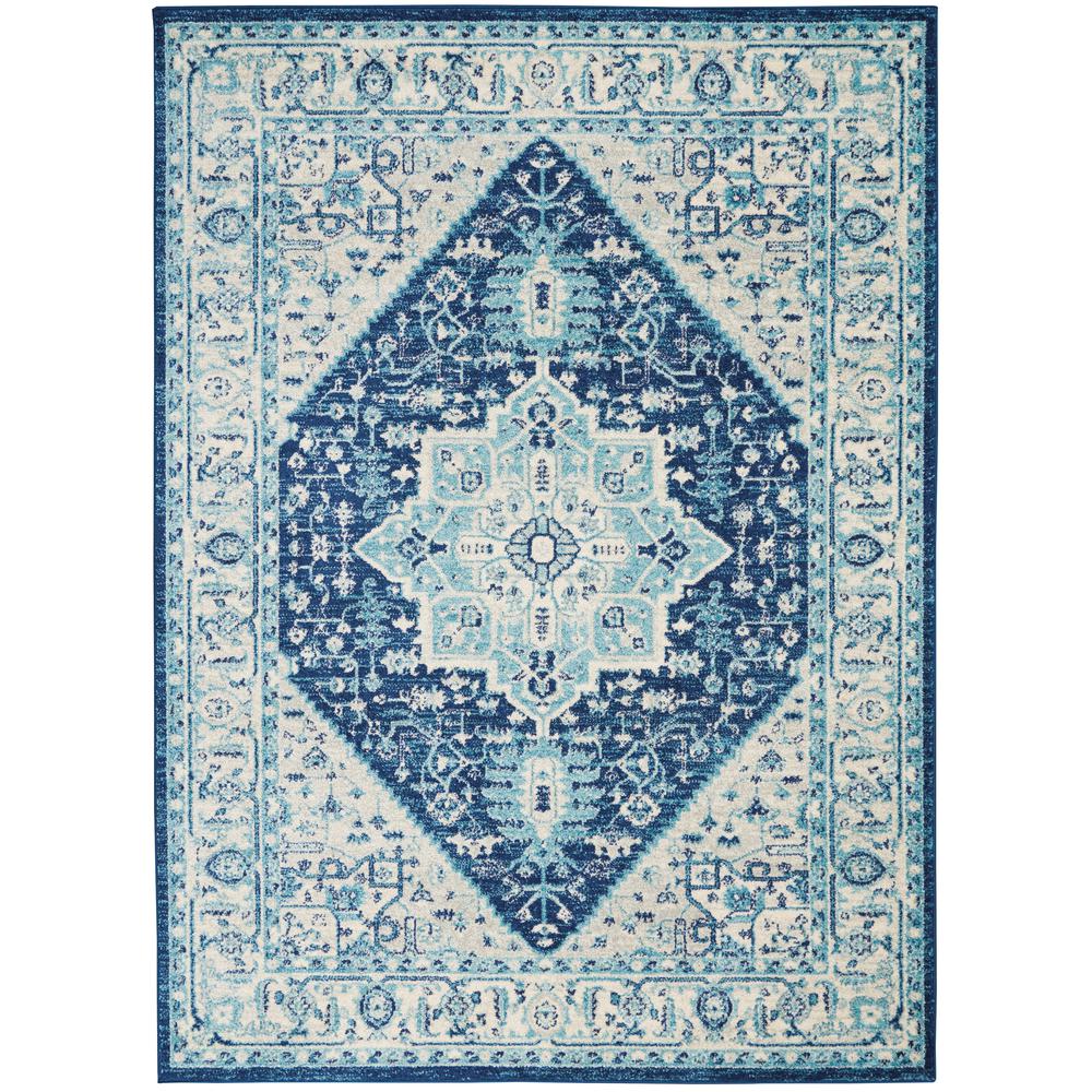 Vintage Rectangle Area Rug, 4' x 6'. Picture 1