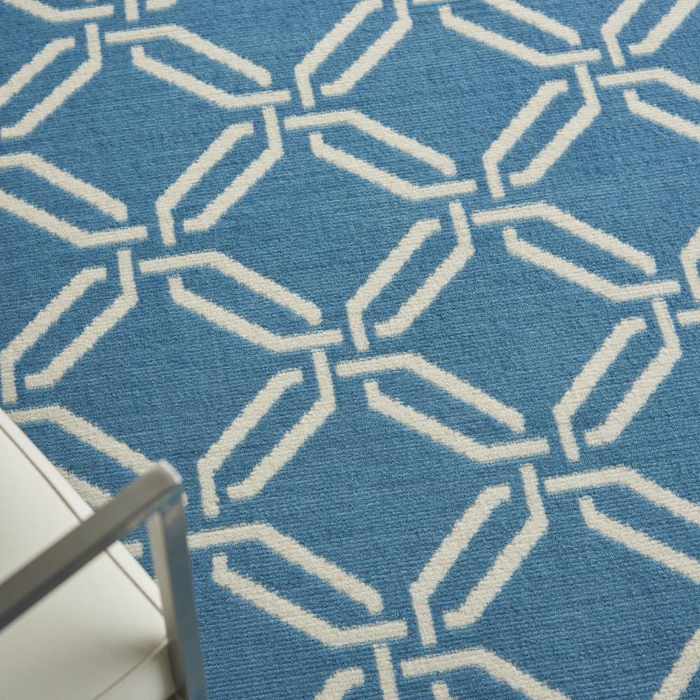 Jubilant Area Rug, Blue, 5'3" x 7'3". Picture 8