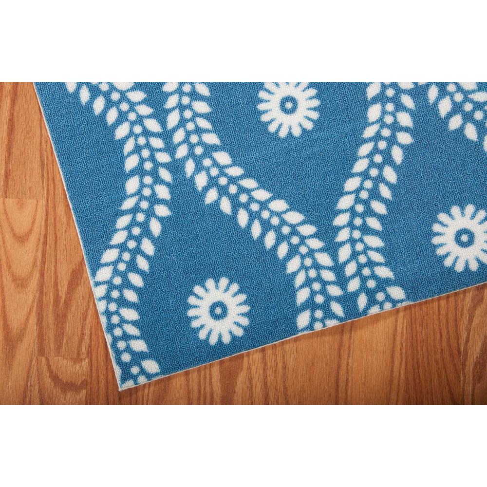 Home & Garden Area Rug, Navy, 10' x 13'. Picture 3