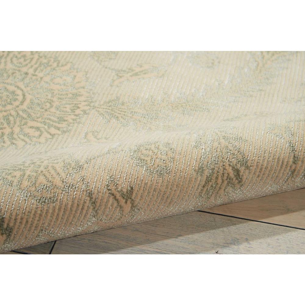 Luminance Area Rug, Cream/Mint, 5'3" x 7'5". Picture 4