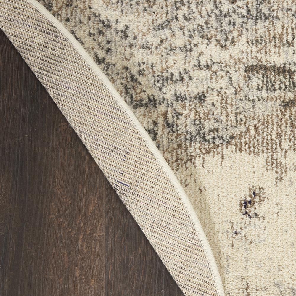 CES02 Celestial Ivory/Grey Area Rug- 7'10" x ROUND. Picture 3