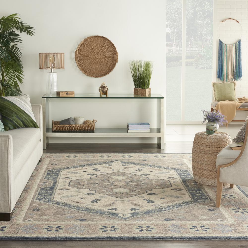 BAH03 Bahari Grey Area Rug- 8' x 10'. Picture 9