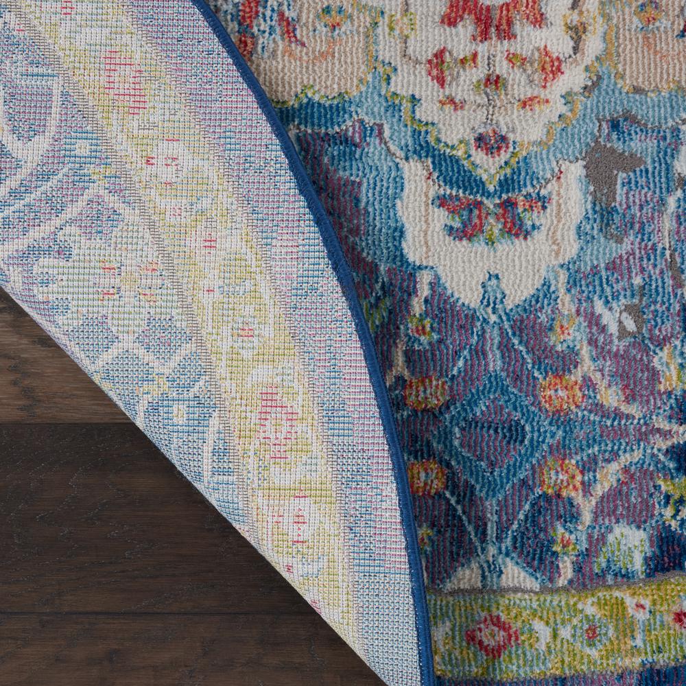 Vintage Round Area Rug, 4' x Round. Picture 3