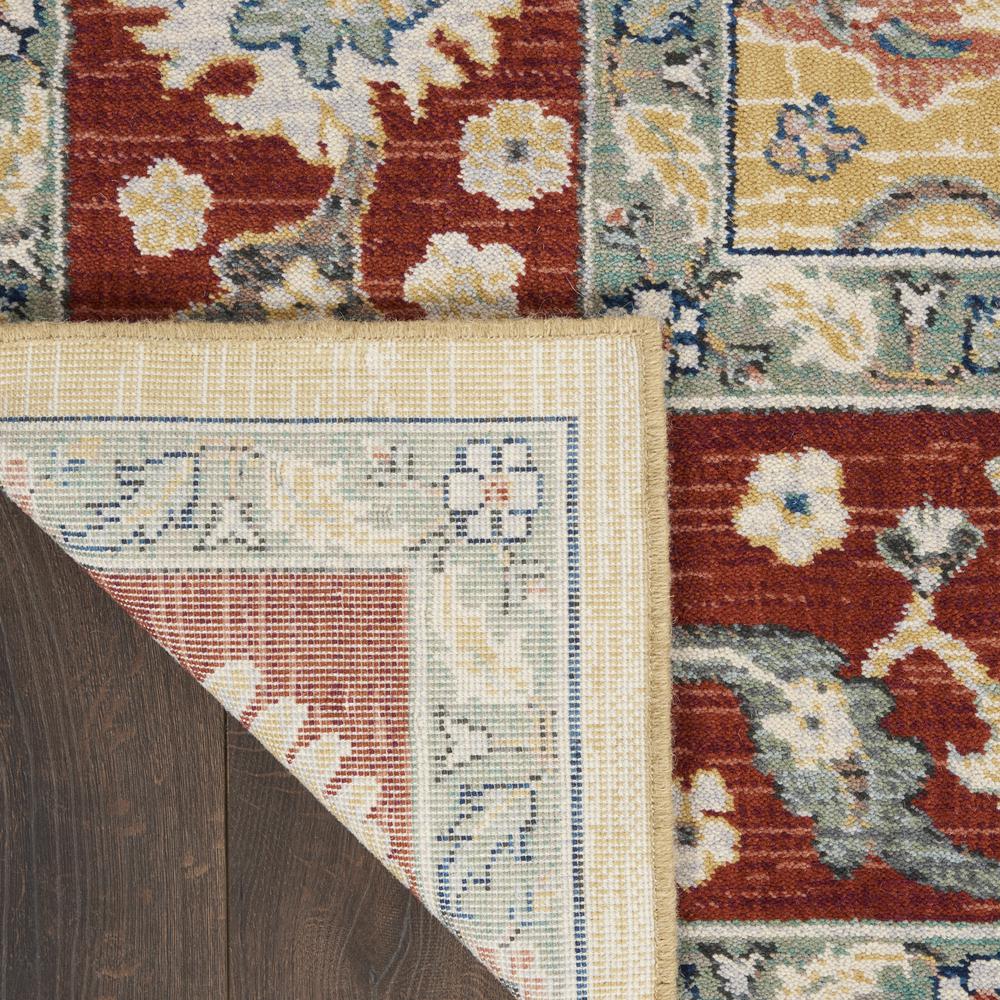 Nourison Parisa 8'6 x 11'6 Gold Brick Area Rug. Picture 3