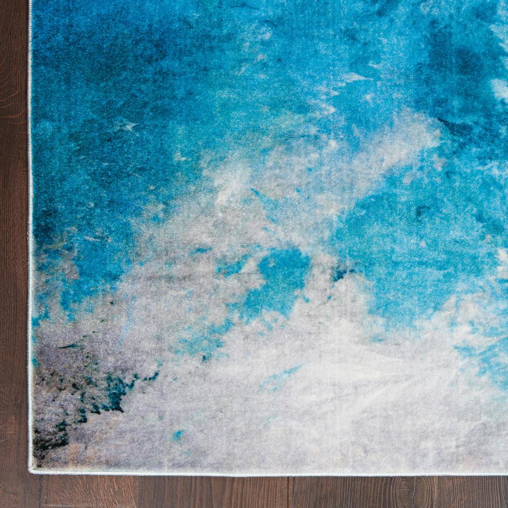 Nourison Le Reve Area Rug, Seafoam, 7'9" x 9'9", LER02. Picture 4