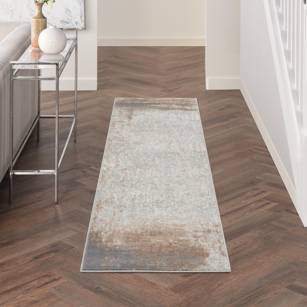 Modern Runner Area Rug, 8' Runner. Picture 2